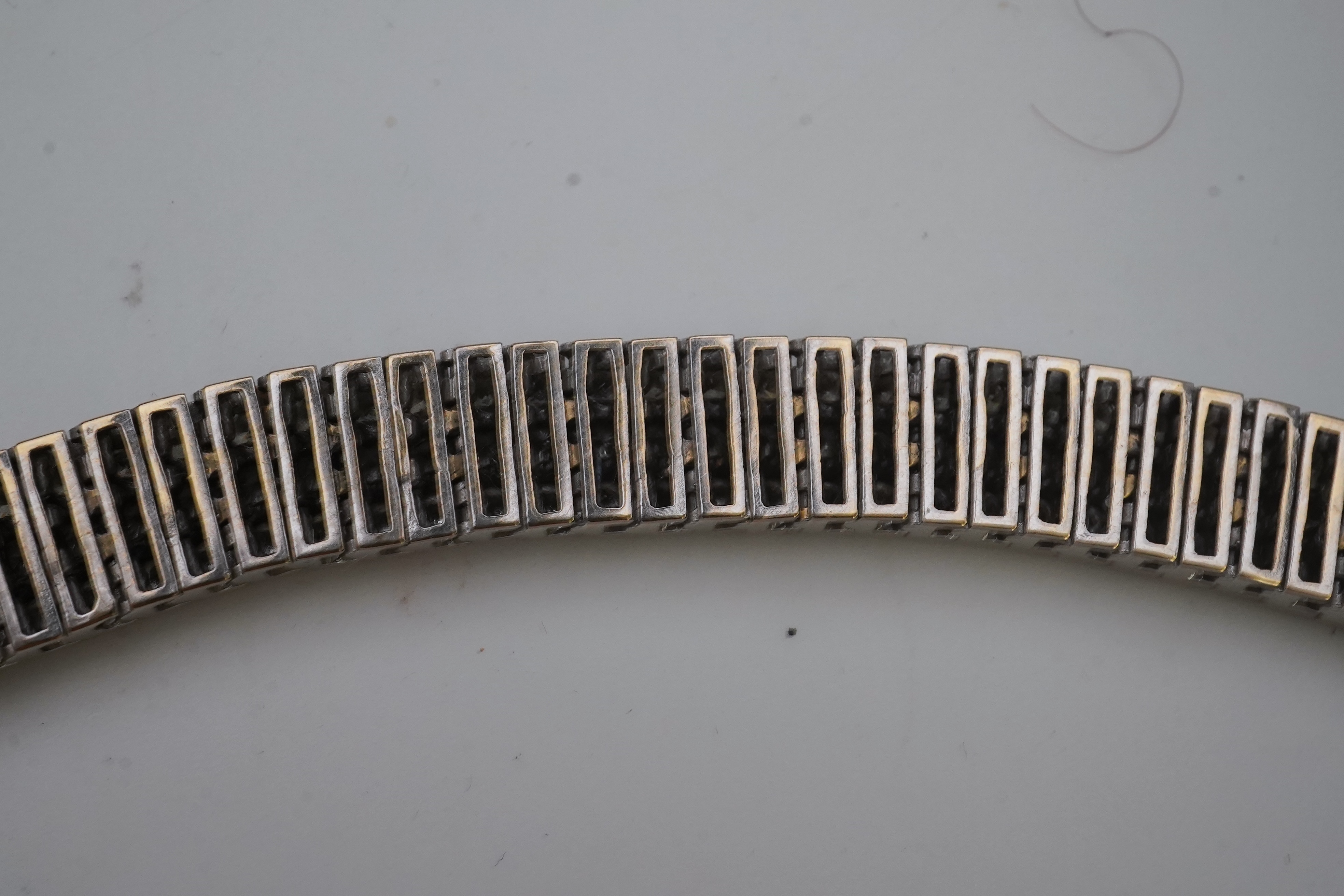 A diamond bracelet